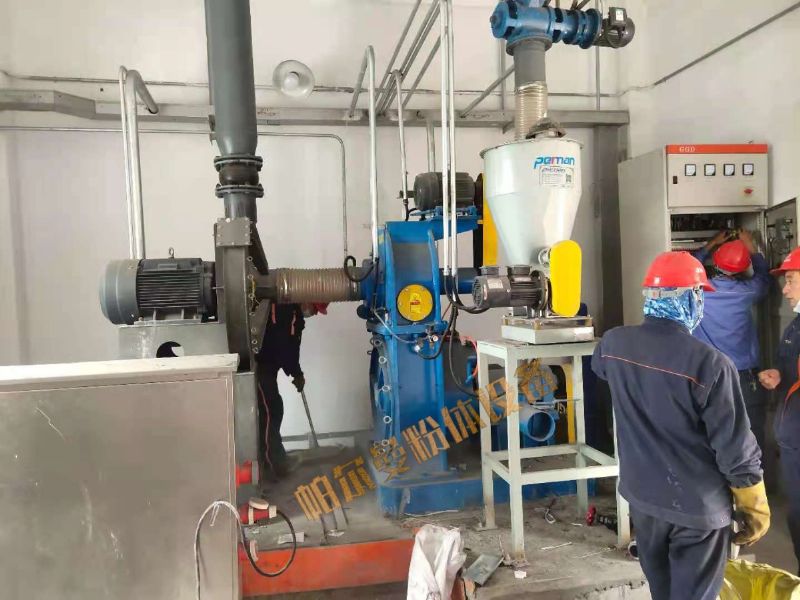 臨渙某焦化公司碳酸氫鈉研磨系統安裝現場(chǎng)